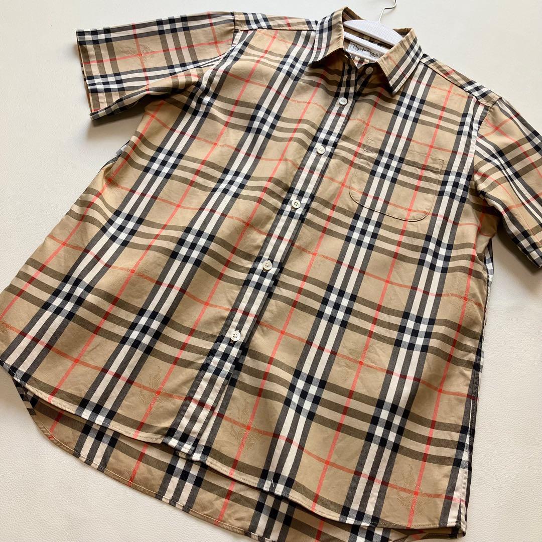 美品　BURBERRYS シャドーホース　シャツ　ノバチェック　Large