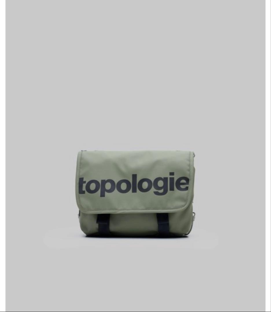 topologie メッセンジャーバッグ カーキ