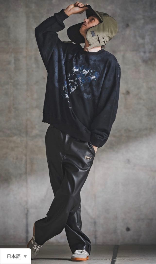 新品試着のみ数分使用GLIMCLAP Synthetic フェイクレザーパンツ