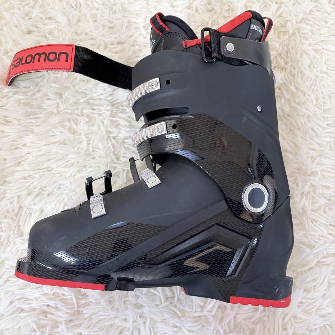 サロモン　メンズ　スキーブーツ　スノボ　26 美品　雪山　ブラック　黒　100