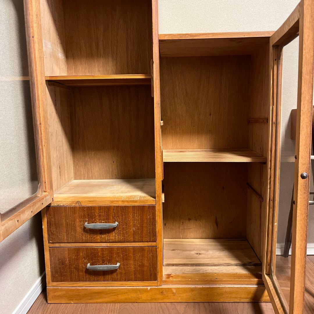 昭和レトロ　飾り棚　ヴィンテージ