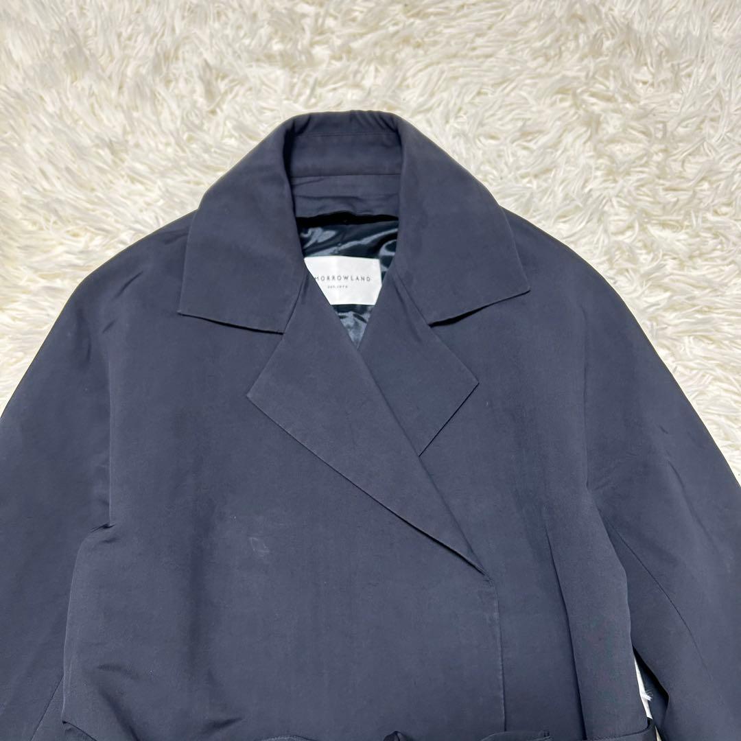 トゥモローランド　トレンチコート　ダウンライナー　ダウンベスト　ネイビー　S