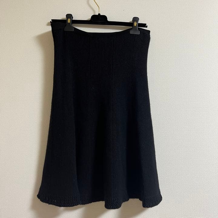 CHANEL シャネル　ニットスカ－ト　42サイズ　美品