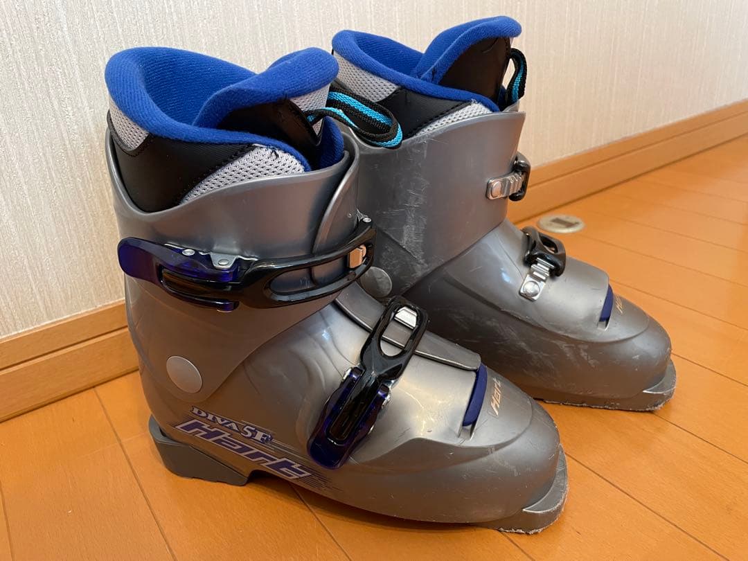 子供用スキーセット　KAZAMA カザマ スキー板 136cm ストック ブーツ