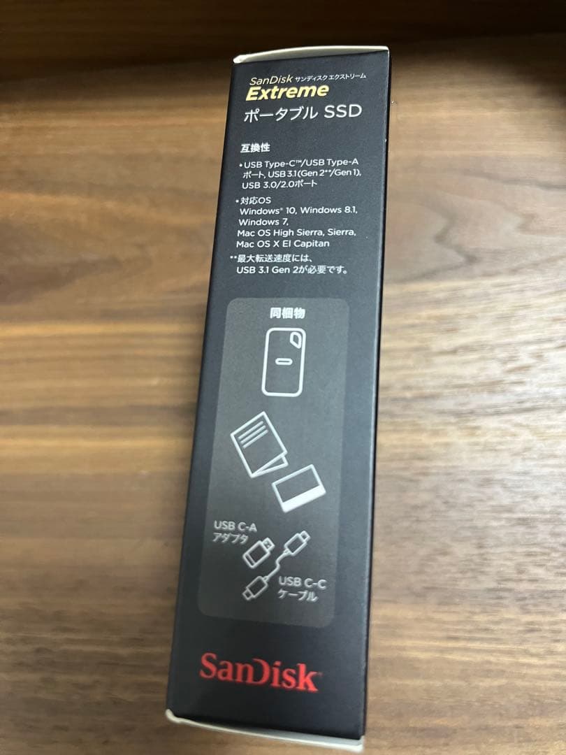 (未使用品)SanDisk SDSSDE60-1T00-J25 Extreme