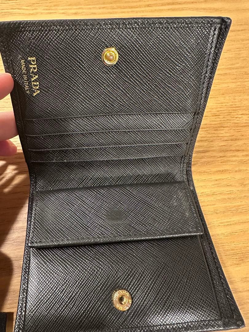 PRADA 財布 サフィアーノ メタル 二つ折り