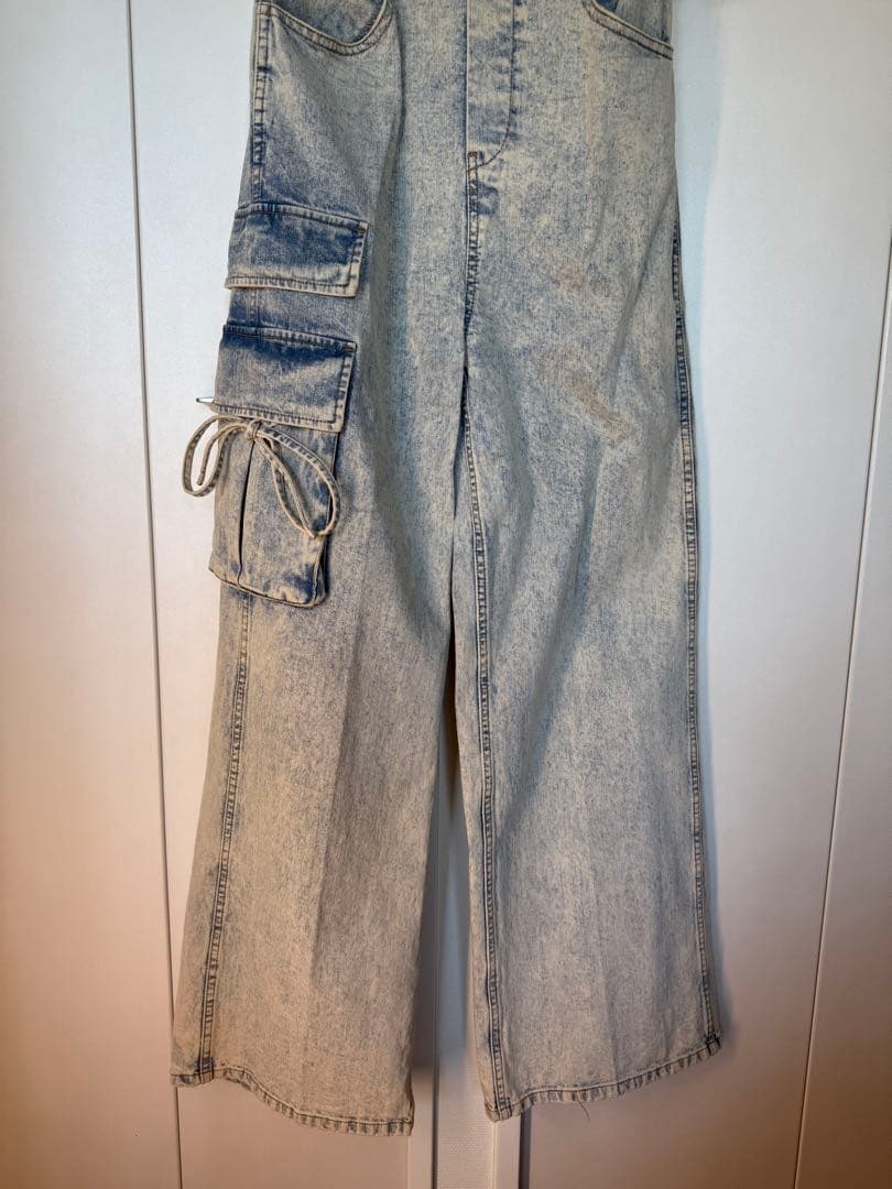 アンドマリー デニムオーバーオール