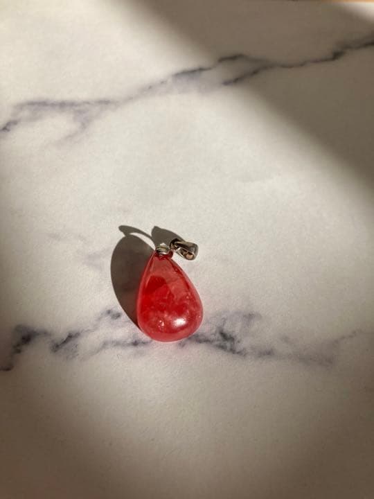 高品質！！しずく型インカローズペンダントトップ　※チェーンなし