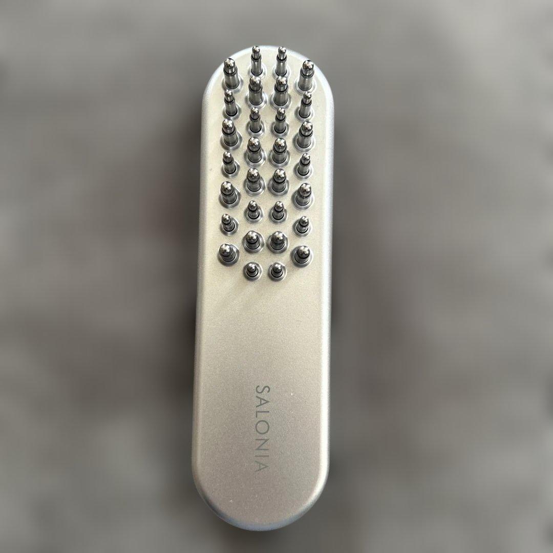 SALONIA マッサージブラシ シルバー