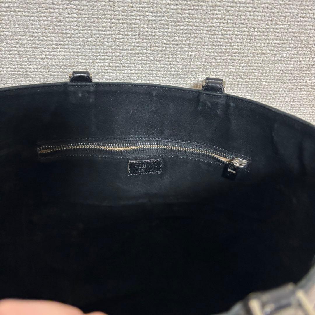 【美品】 HIROFU Hロゴ　レザー トートバッグ　大容量　A4 ユニセックス