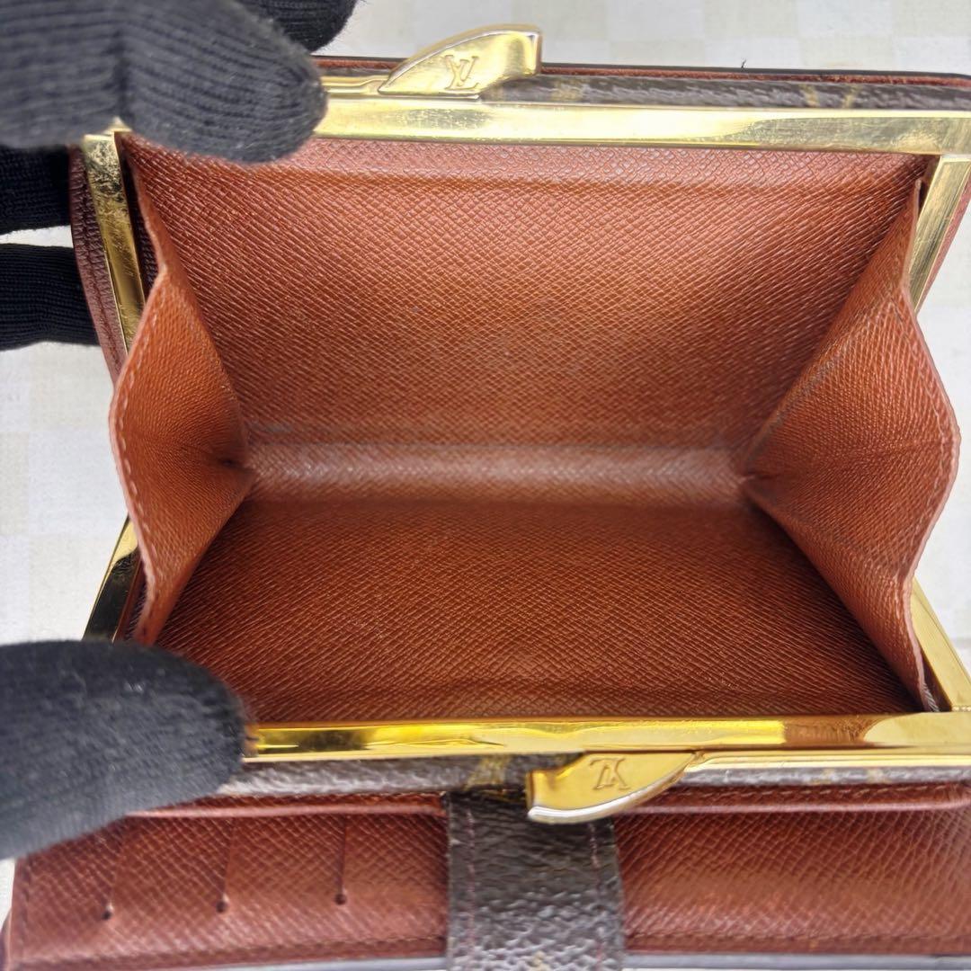 極美品　LOUIS VUITTON ルイヴィトン　財布　二つ折り　がま口　M55