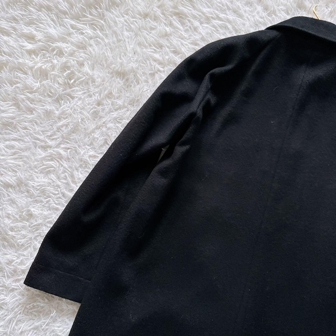 【Paul Smith】カシミヤ100% ステンカラーコート 黒 M 現行タグ