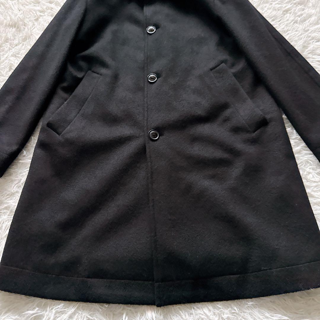 【Paul Smith】カシミヤ100% ステンカラーコート 黒 M 現行タグ