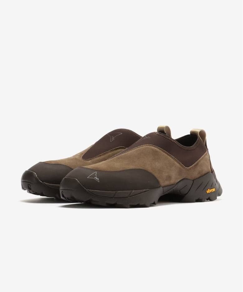 新品未使用　ROA Slip On　スニーカー　ロア　ブラウン