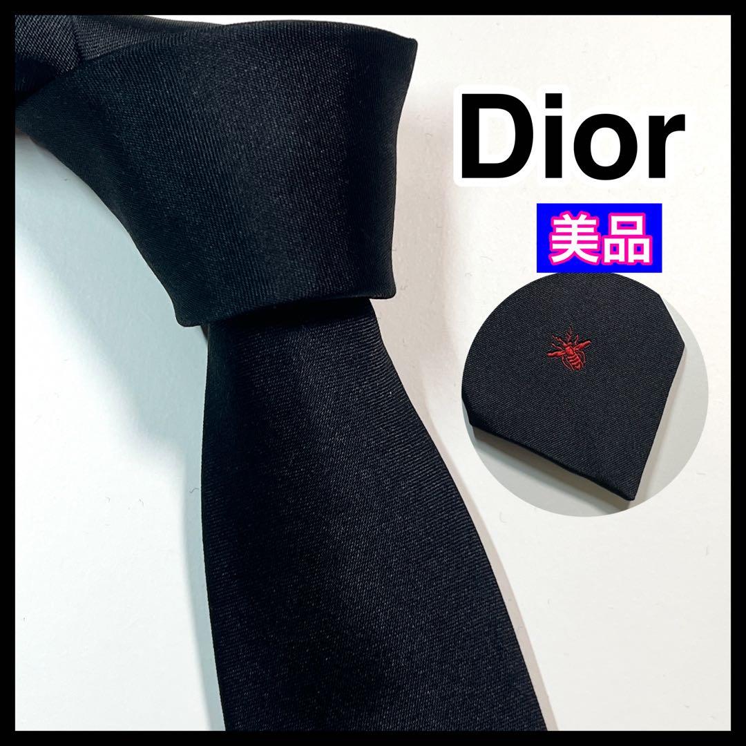 ✨美品✨Christian Dior ディオール　ネクタイ　Bee ナロータイ