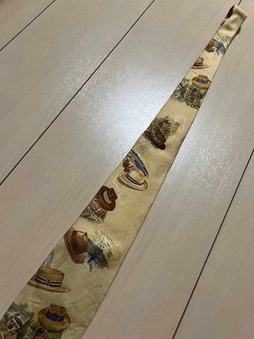 ラルフローレン　ビンテージネクタイ　風景　ハット　犬　恋人　ユーロ　夕暮れ