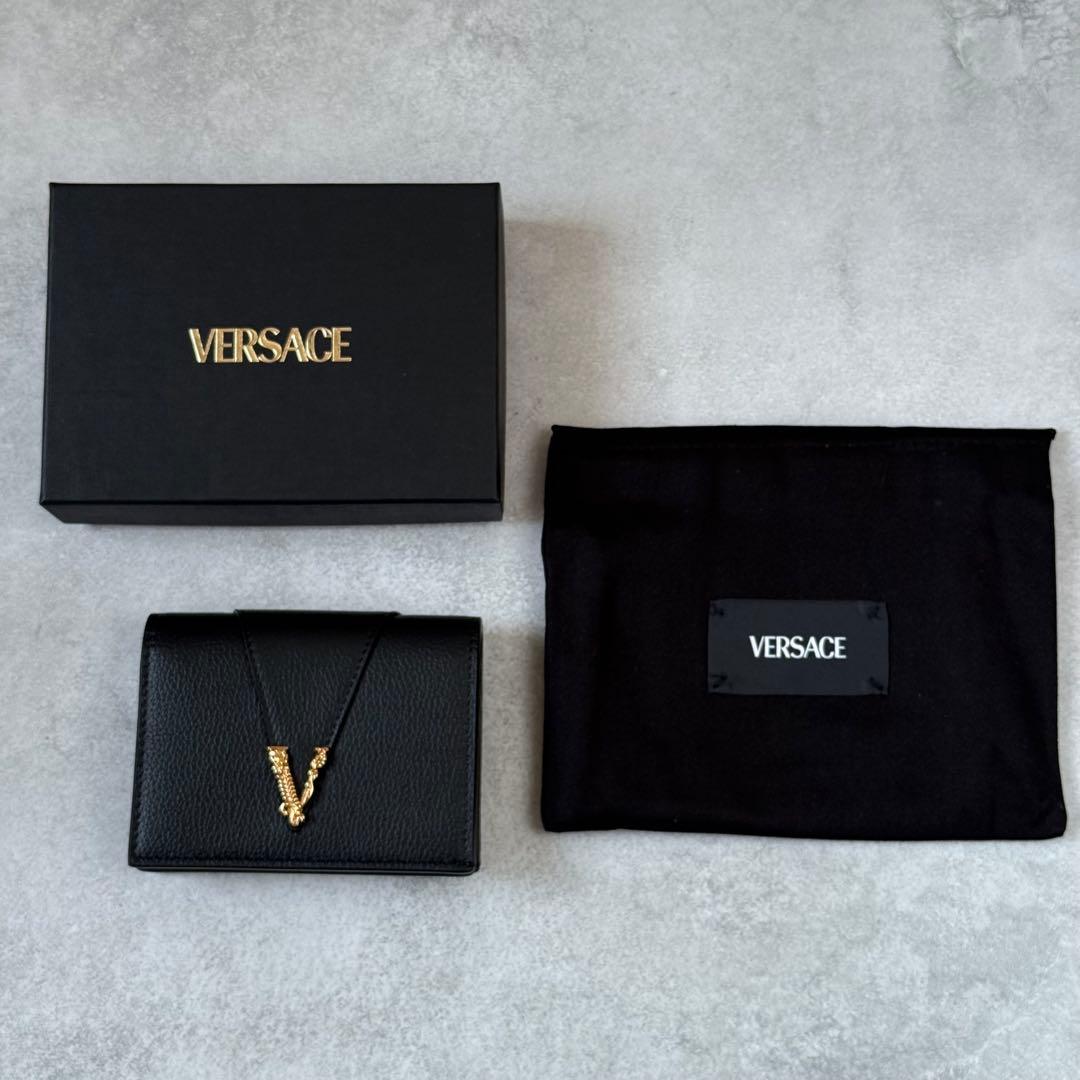 VERSACE ヴェルサーチ 折りたたみ財布 VIRTUS 二つ折り