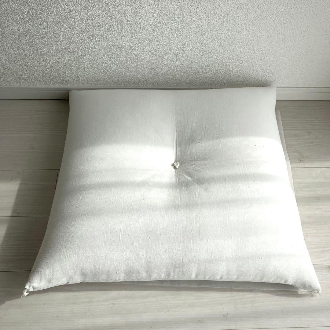 御茶屋跡 YAECA 丹羽ふとん店 白い 座布団 大 アーツ＆サイエンス