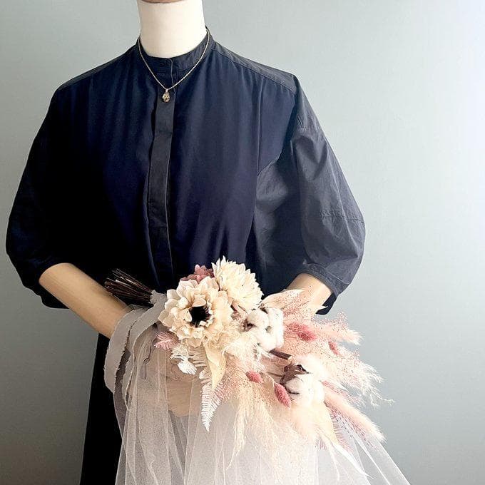 まいやん【アネモネスワッグL（ブーケ）＆ブートニア】