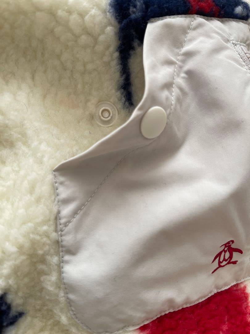 値下げしました‼️マンシングウェア フリースボアベスト 3L