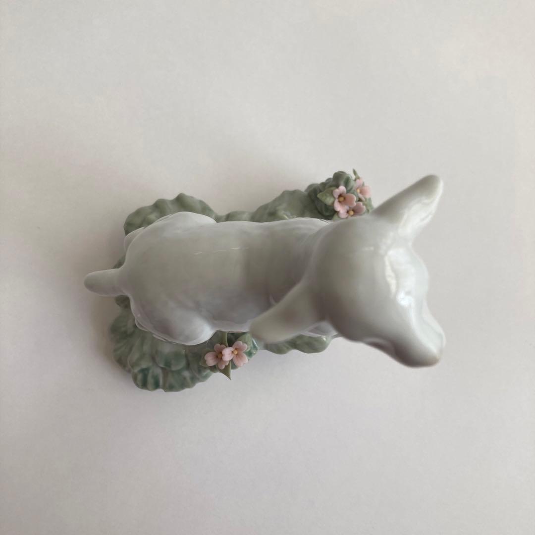 リヤドロ　仔羊　動物　フィギュア　フィギュリン　人形　置物　陶器　インテリア小物