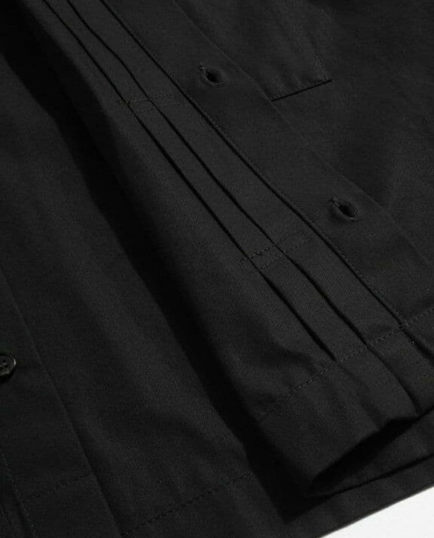 AFTERHOURS PLEATED BLOUZON 25SS 黒