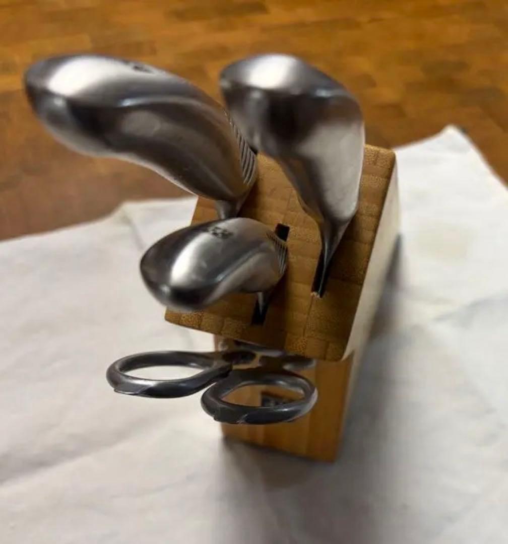 包丁セット ステンレススチール 竹製ブロック ZWILLING