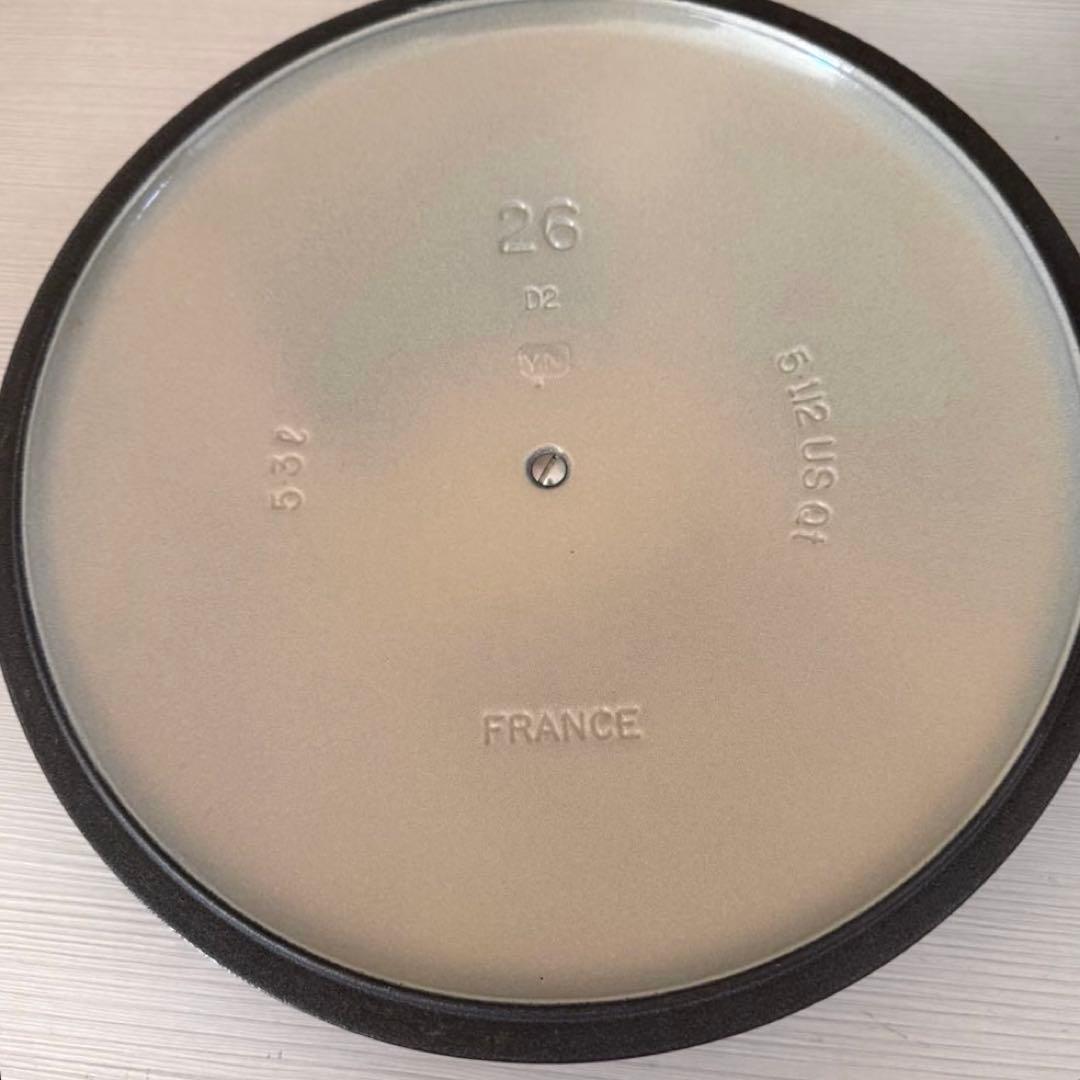 LE CREUSET  ココットロンド インディゴブルー 26cm　ルクルーゼ