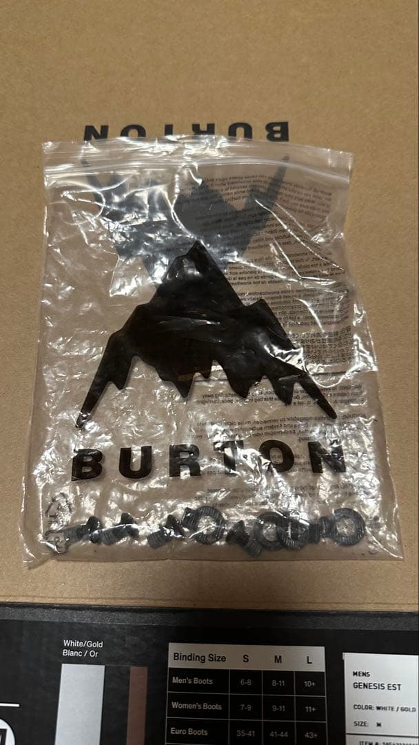 BURTON GENESIS EST Mサイズ