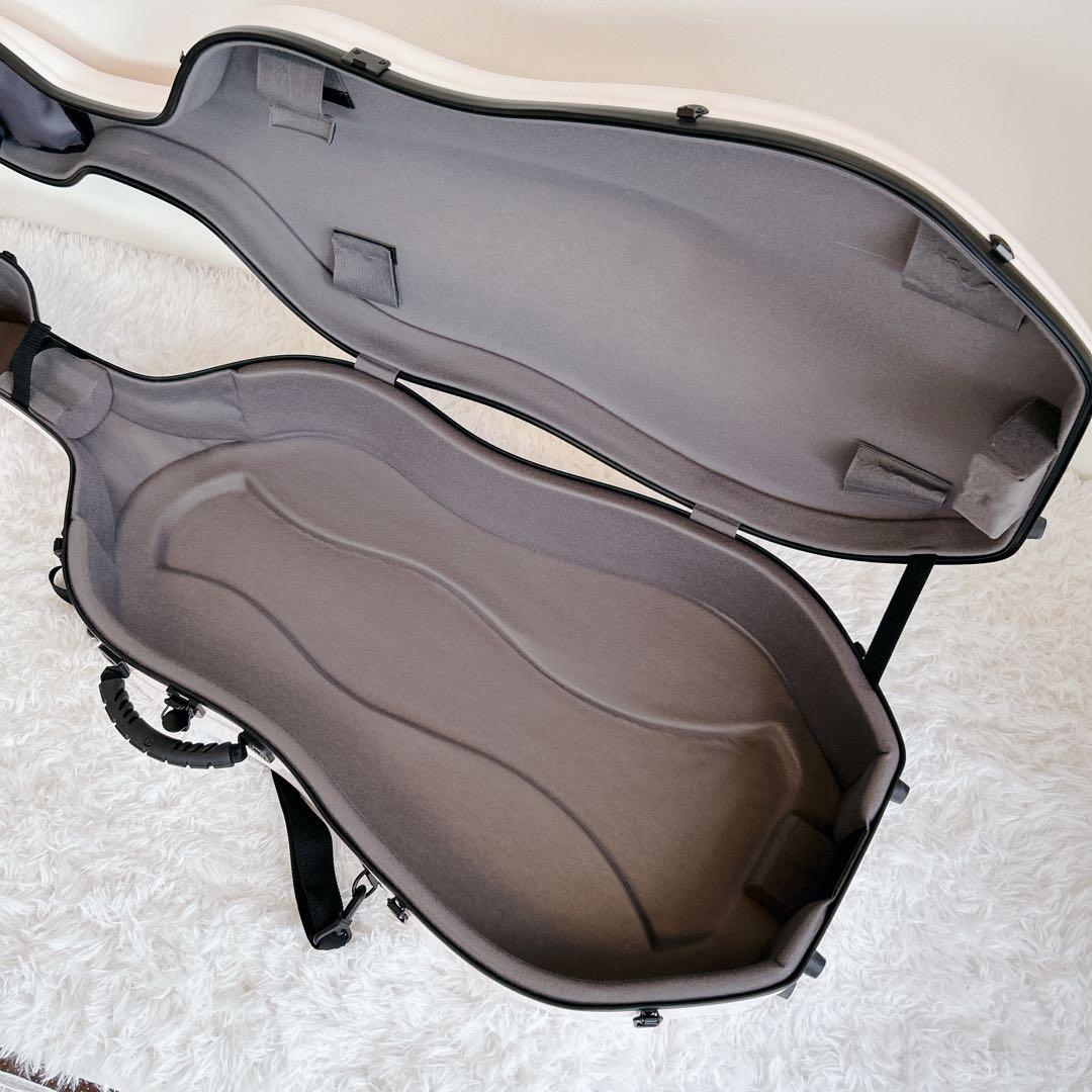 【極美品】TOYO 東洋楽器 プリュームファイバー チェロケース ライトピンク