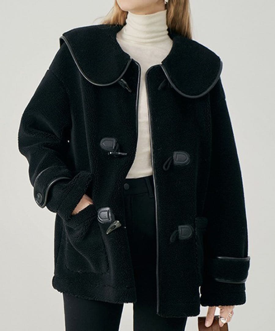 Fano Studios ワイドカラー ミドルダッフルコートFD21W063