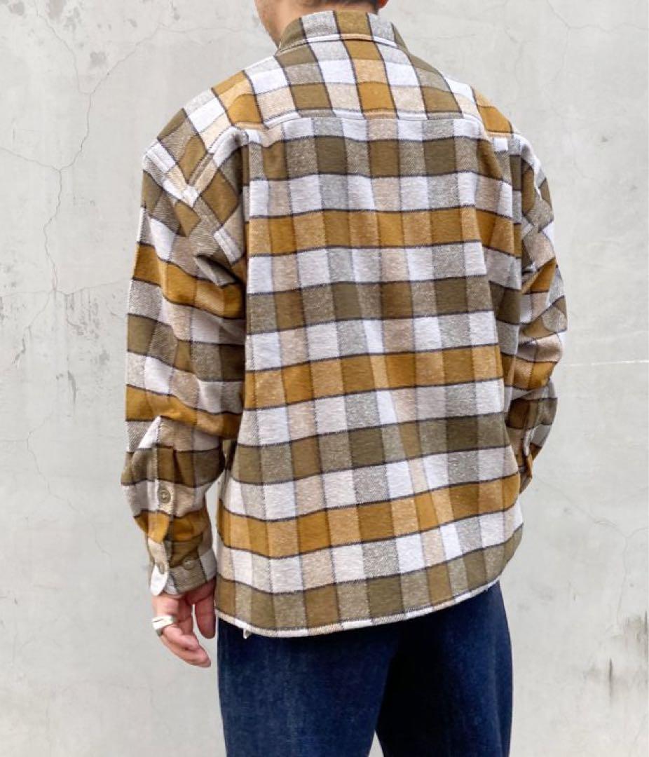 トップス DESCENDANT 20AW VANING CHECK LS SHIRT