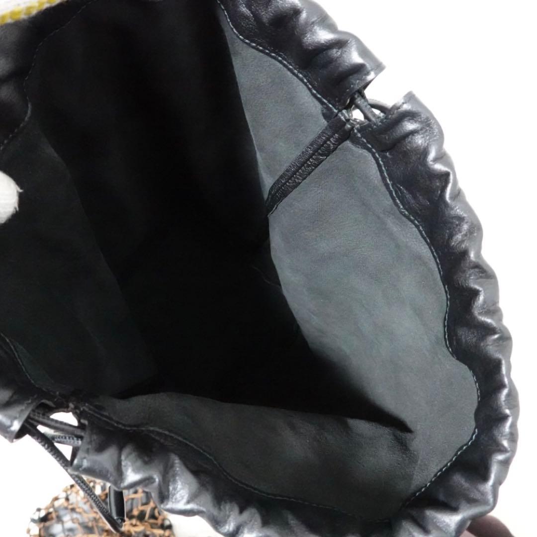 ジルサンダー　NET SQUARE SHOPPER ショルダーバッグ　網　ポーチ