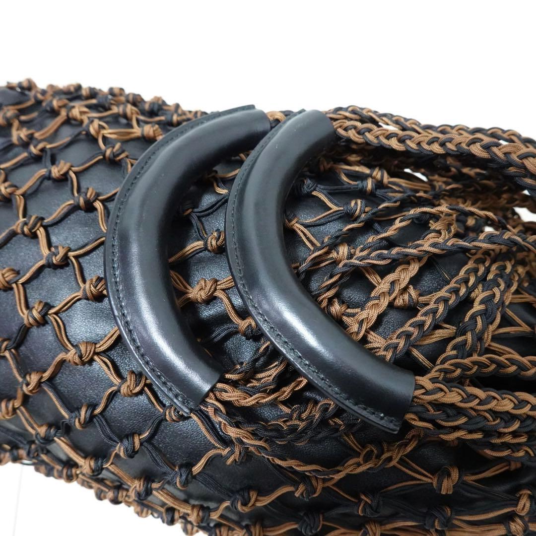 ジルサンダー　NET SQUARE SHOPPER ショルダーバッグ　網　ポーチ