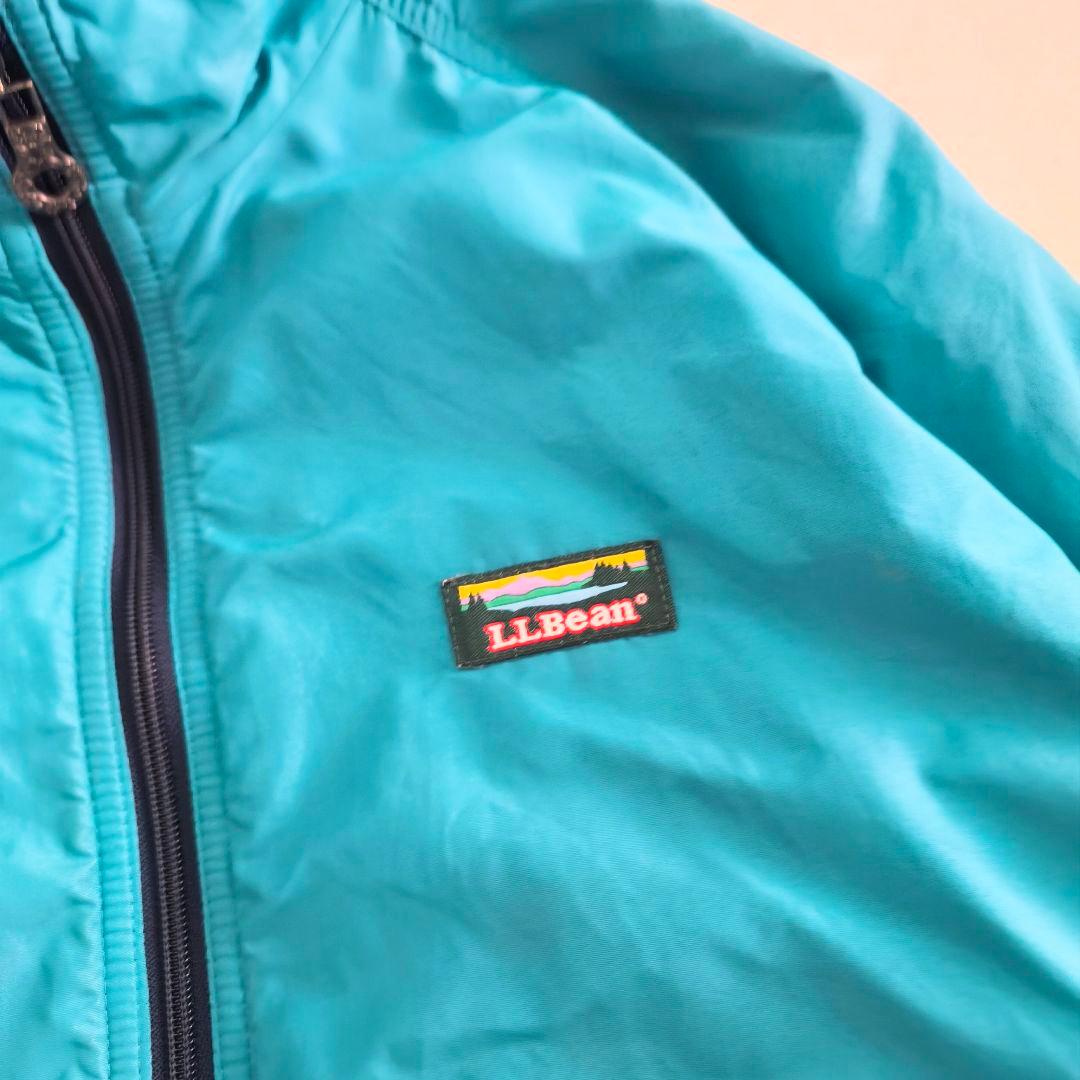 90s 名作　LLBean ウォームアップジャケット 裏フリース 希少配色