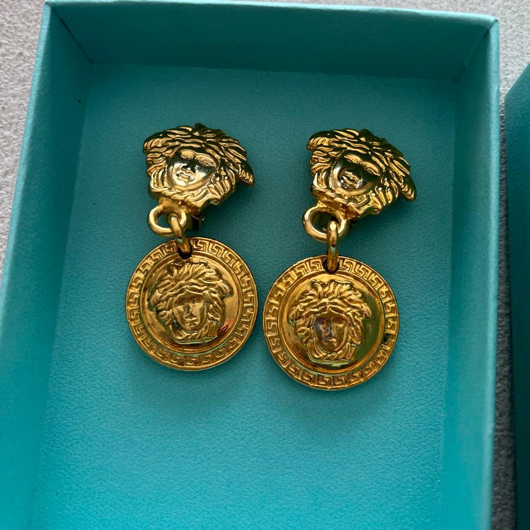 VERSACE ヴェルサーチ メデューサ ブレスレット＆イヤリング セット 金