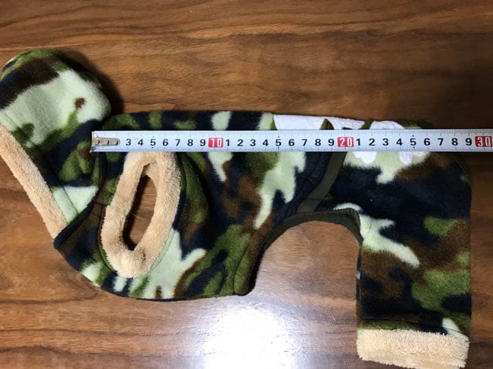 ⭐️ペット服　パーカー付きフリースサロペット⭐️