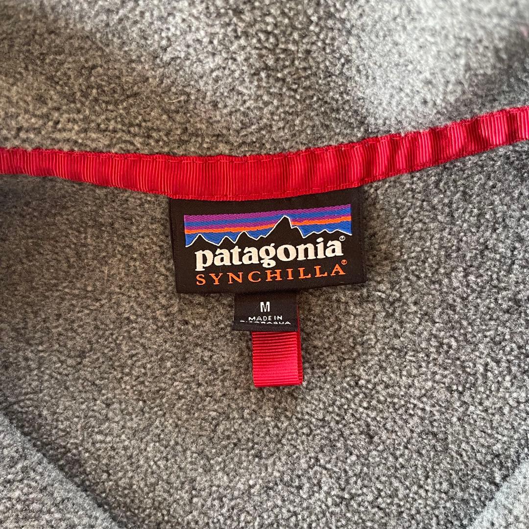 Patagonia Snap-Tフリース★ネイビー×グレーレディースM柴田ひかり