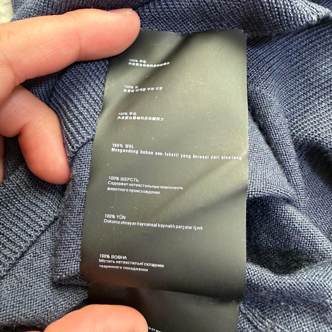 極美品Lサイズ相当　PRADA ニットカーディガン　セーター　ローゲージ　48