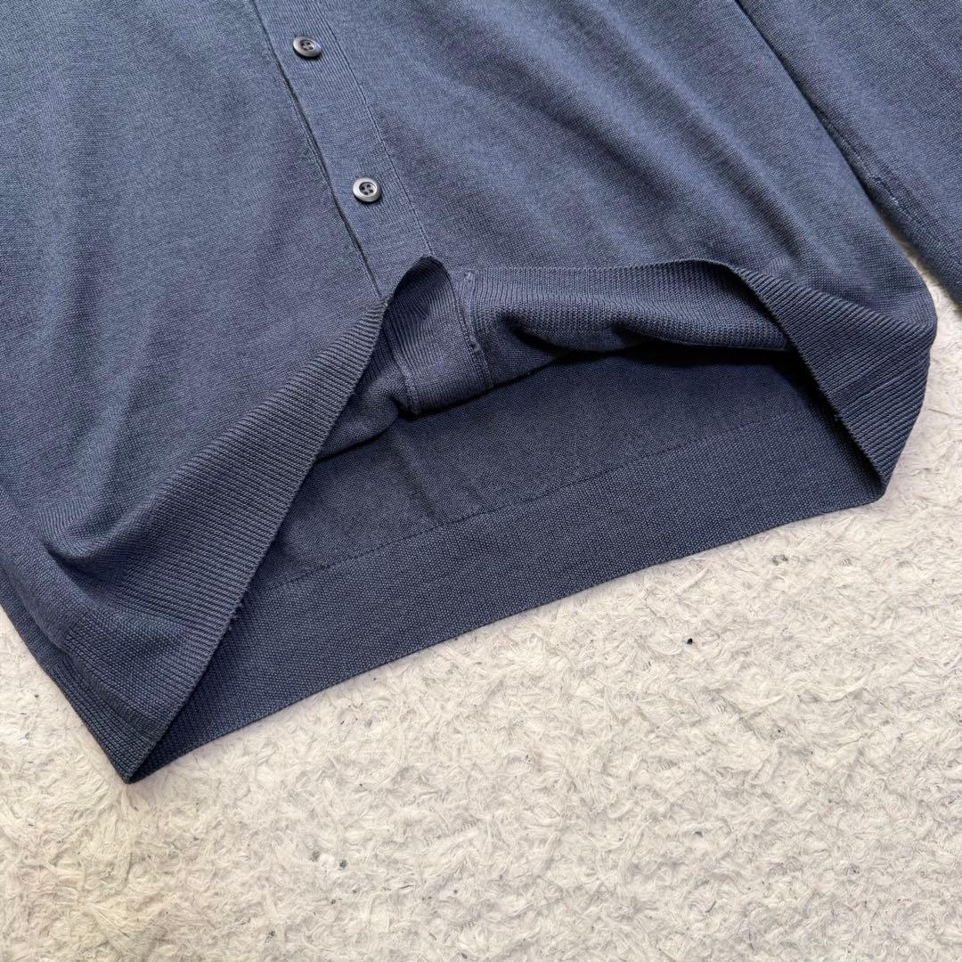 極美品Lサイズ相当　PRADA ニットカーディガン　セーター　ローゲージ　48