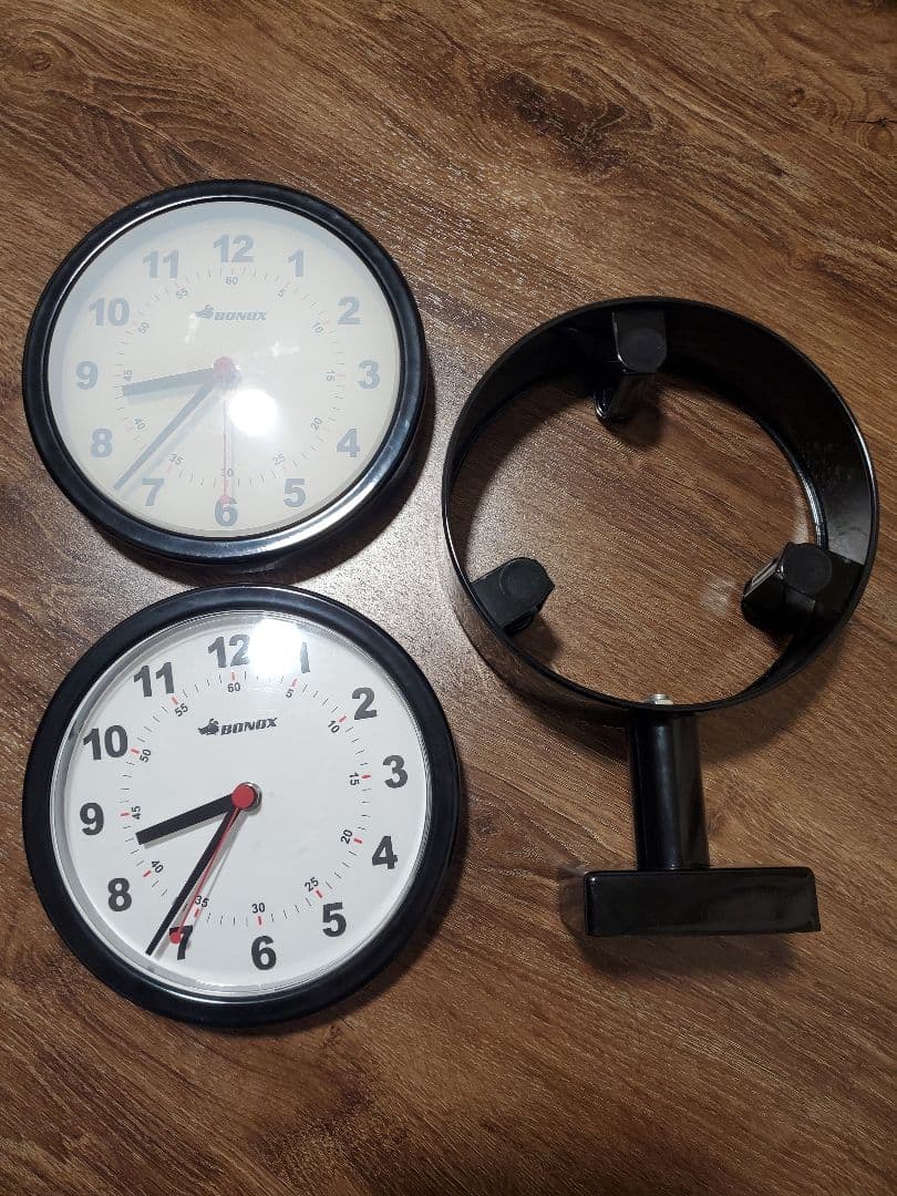 ダルトン(Dulton) ダブルフェイス ウォール クロック ブラック