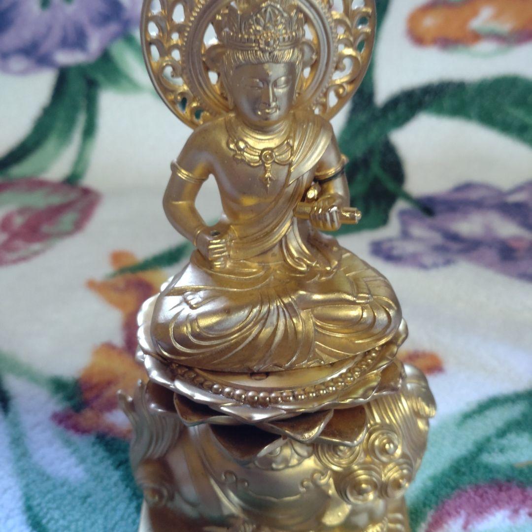 金メッキ　銅像　金では　ありません。