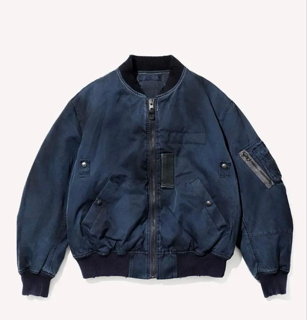 a.presse Vintage Silk Flight Jacket サイズ2