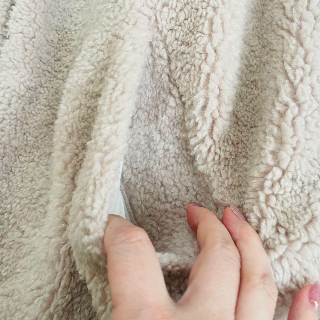 あったか✨アニエスベー♡ボアコート　ロングコート　オーバーサイズ