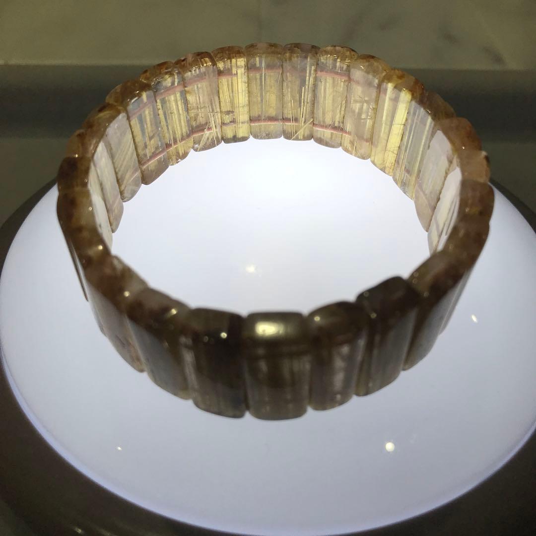 R*y様 ②ルチルクォーツバングル(20mm級)