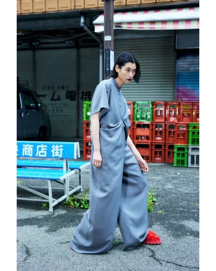 専用★ENFOLD即完売ツイルドレープオールインワン★36★新品未使用タグ付き