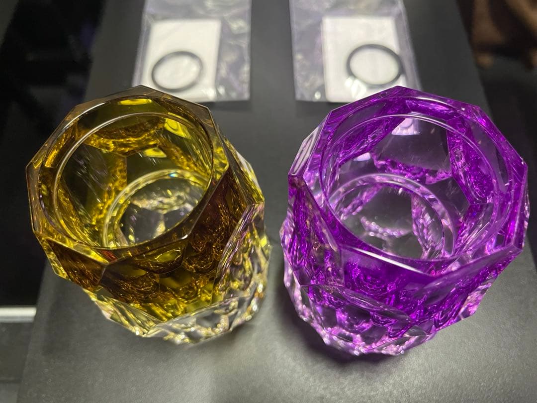 ブリエスタBRIESTA シャンパンダイヤモンド+ グラデーションパープル　2個