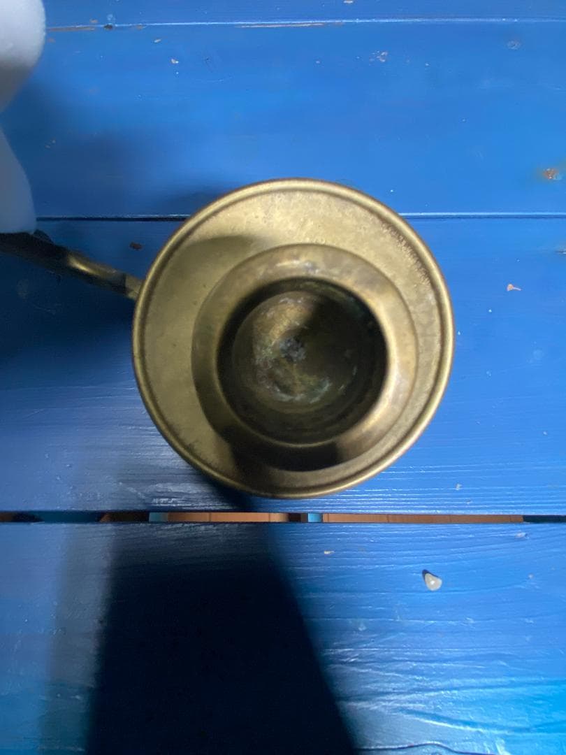 イギリスアンティーク真鍮製装飾キャンドルホルダー