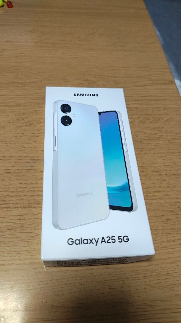 Samsung Galaxy A25 5G ホワイト ライトブルー