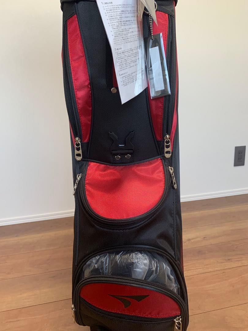 ツアーステージ　ゴルフバッグ　赤黒
